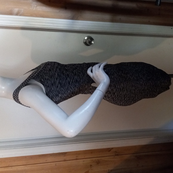 La Cite Gray Bodycon Sleeveless Dress Size M - Picture 4 of 6